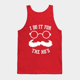 i do it for the hos ho's hoes Christmas shirt naughty santa shirt ho ho ho shirt Rude Christmas Shirt Tank Top